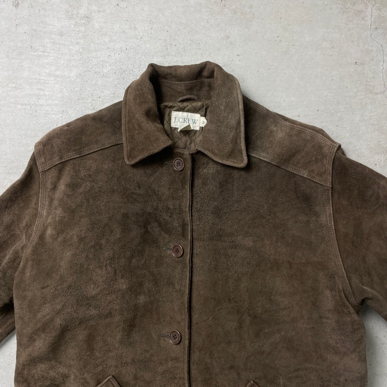 90年代 J.CREW ジェイクルー スエードレザージャケット レザー 90年代 J.CREW ジェイクルー スエードレザージャケット レザー