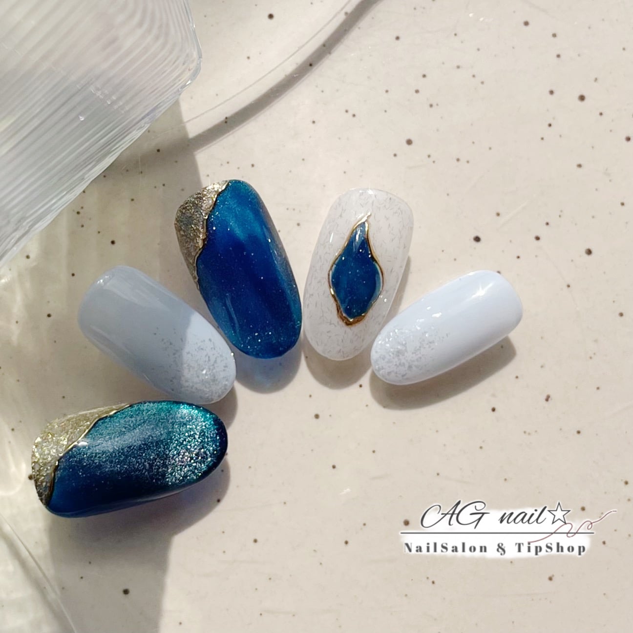 ネイルチップ 現品 オーダー 夏 キラキラ 大人かわいい ブライダル