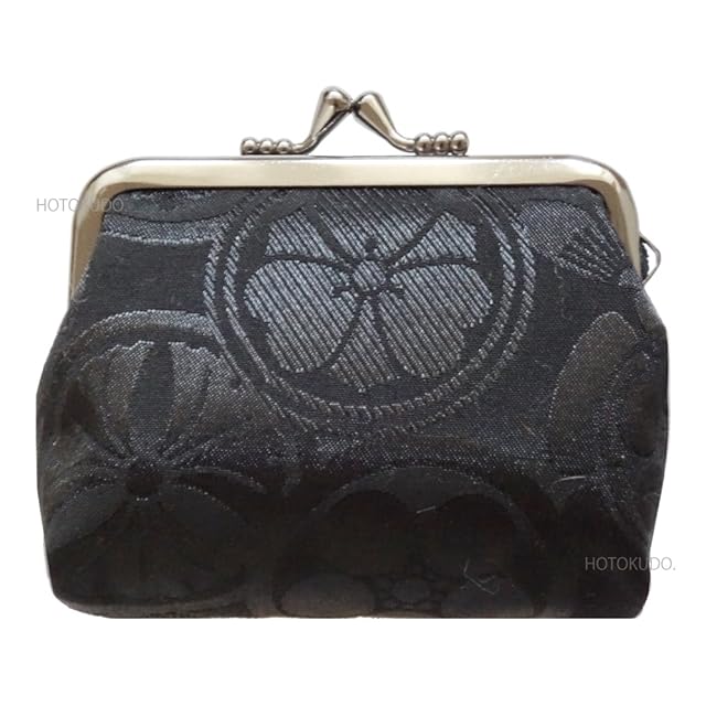 Suicaのペンギン印傳親子がま口（十色柄・黒革×白漆） | Pay ID