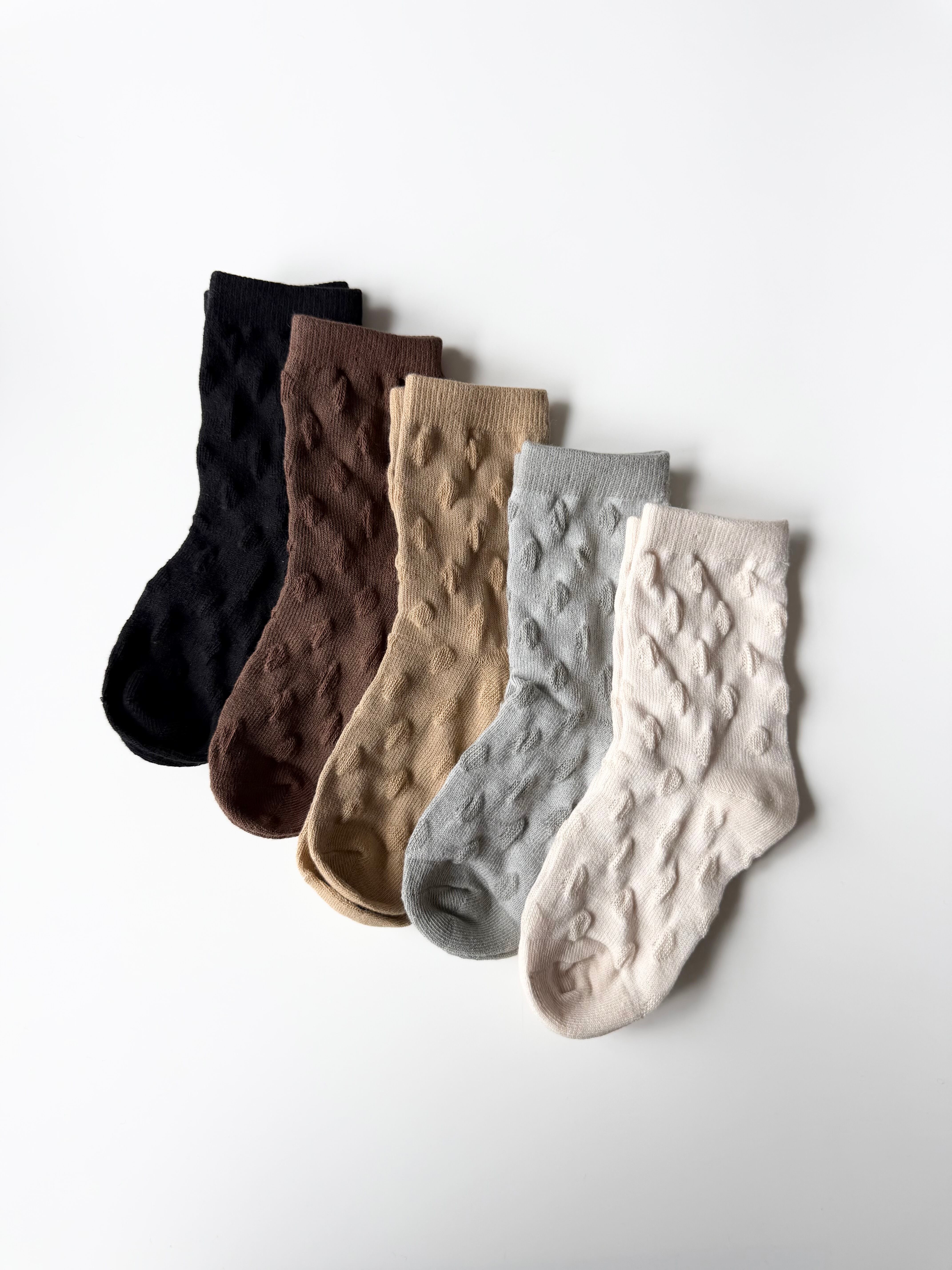 5set  ポコポコドット socks （14〜20cm）4441