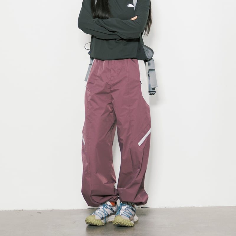 コントラストカラーステッチアウトドアパンツ C00573