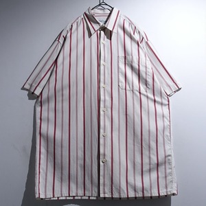 EURO White & Red Stripe S/S Shirt