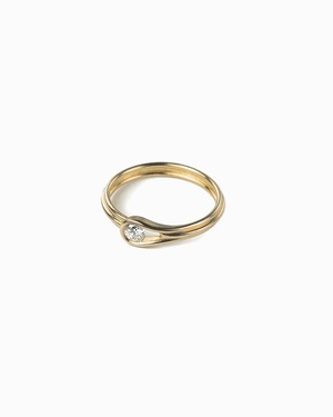 【受注生産】Triple Hoop Ring with Diamond