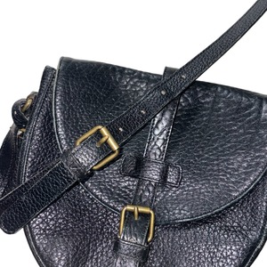 RALPH LAUREN black leather shoulder bag