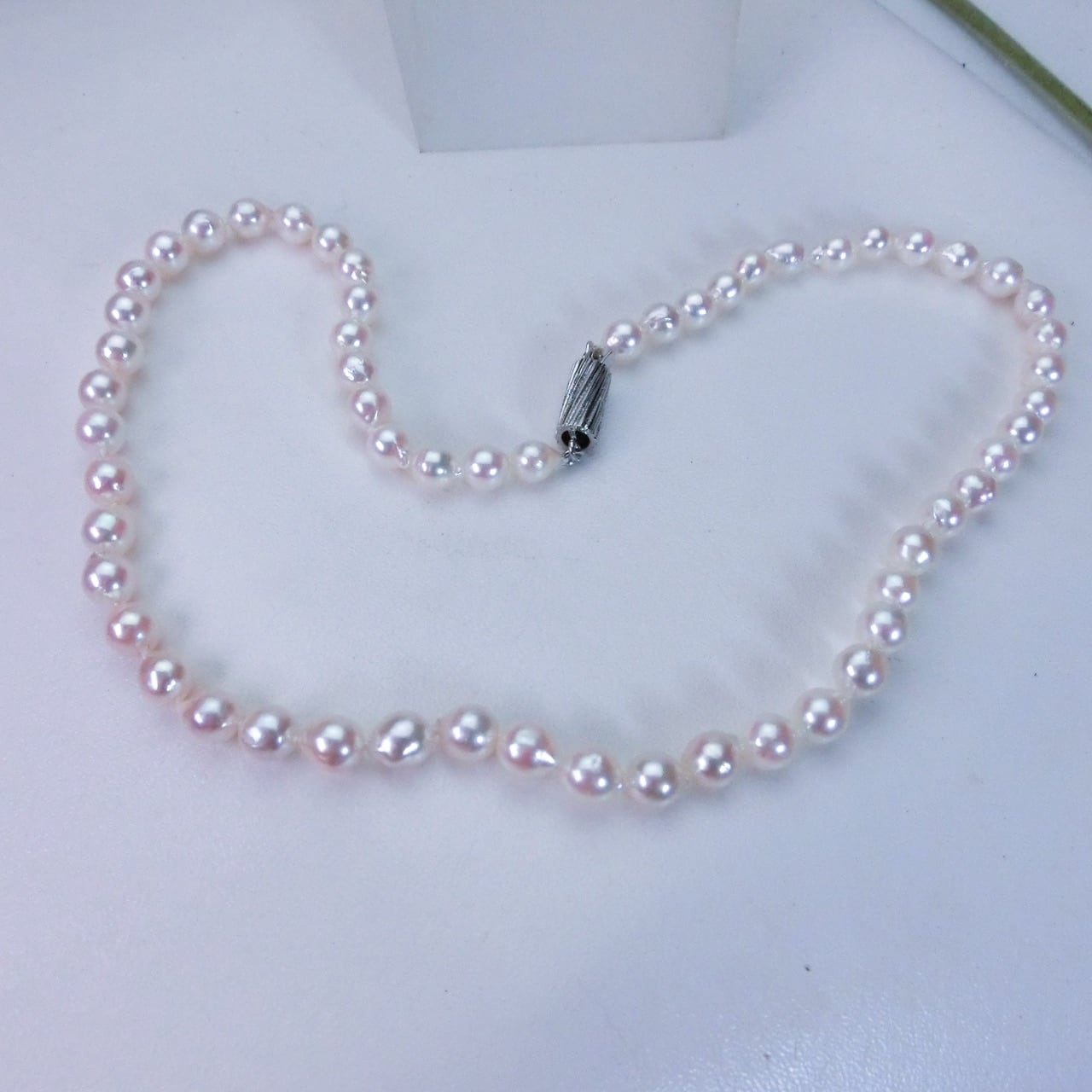 アコヤパールネックレス5.5-6.0ミリ オールノッツ加工 | Jewelry SIMON