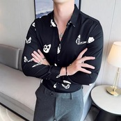 slim shirt tops 00179