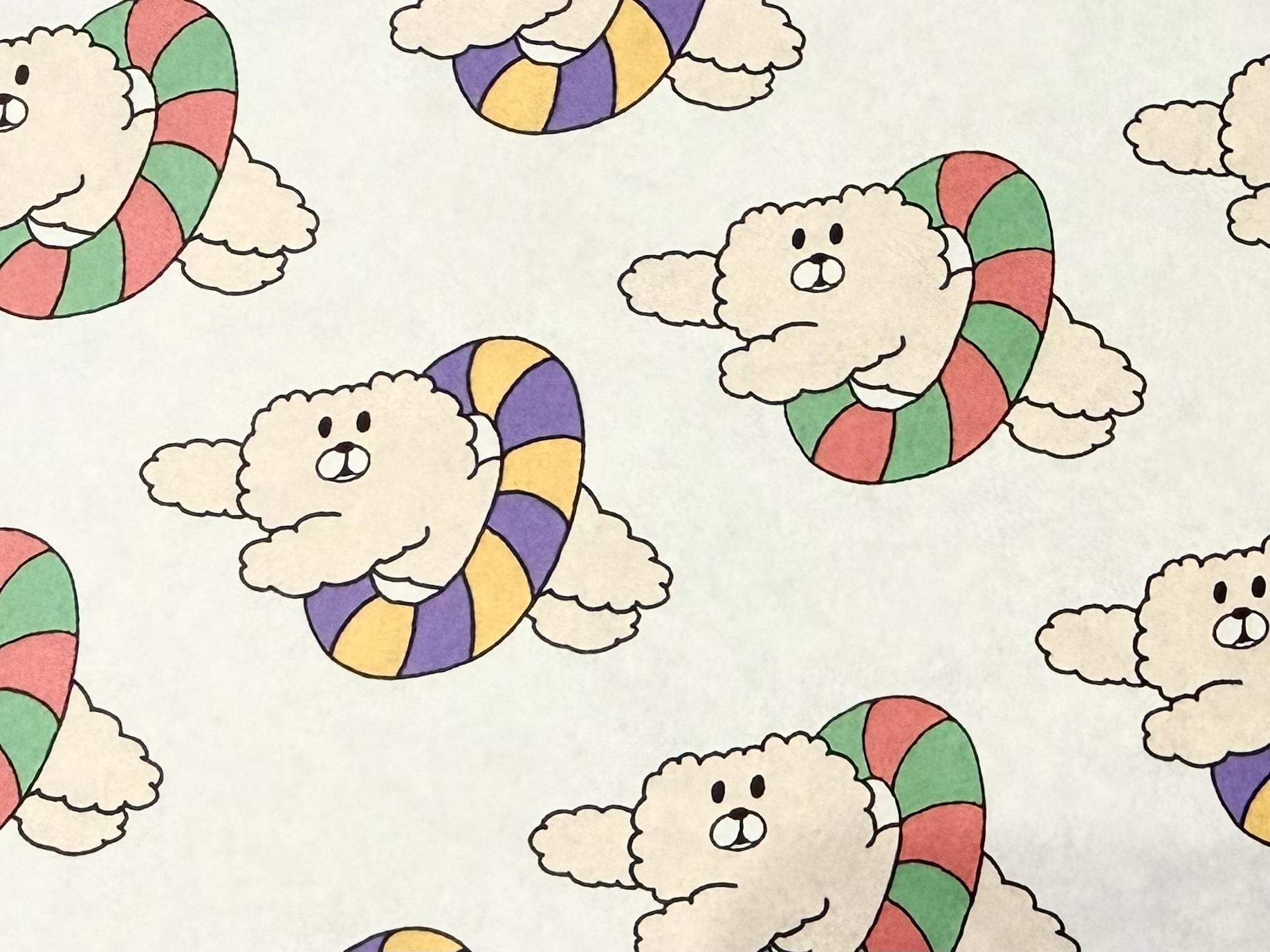 BB BEAR PAPER _ うきわもふくま