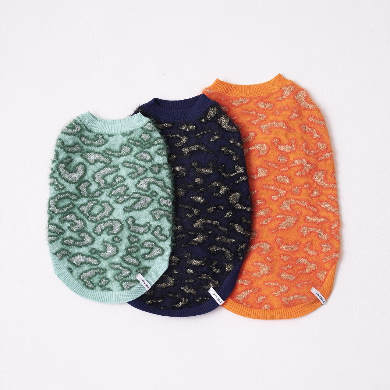 LEOPARD LAME KNIT - ORANGE | HYGGELE
