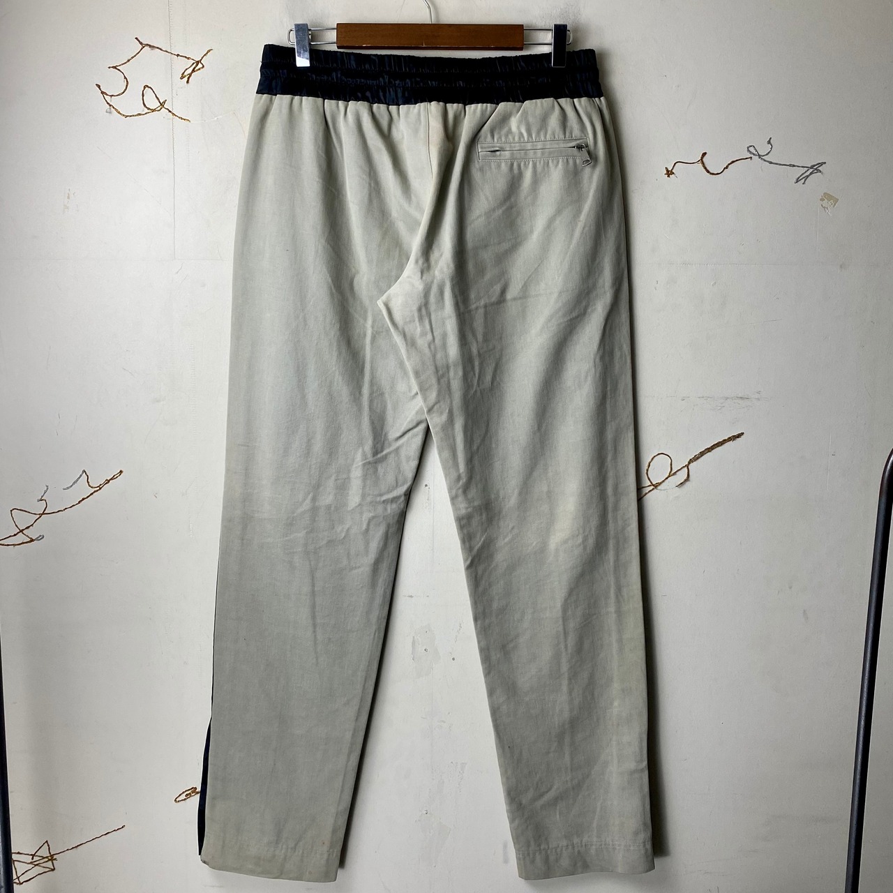 DOLCE&GABBANA side black line easy pants