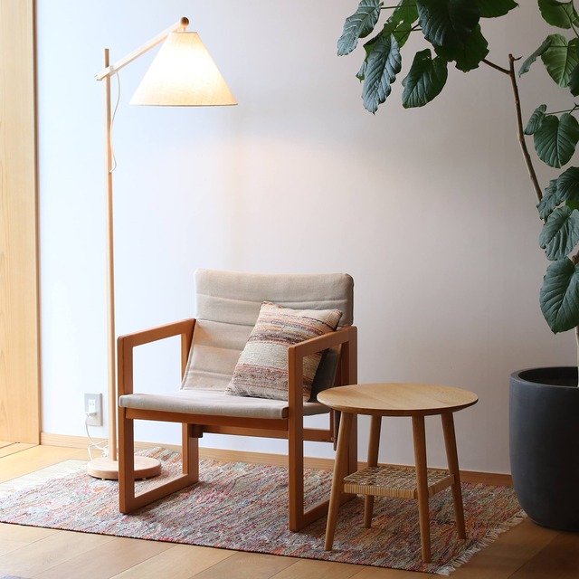 【吉村順三】たためる椅子／麻／イージーチェア／名作椅子