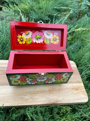 ペトリキフカ・ジュエリーボックス16 cm（Khomenko）