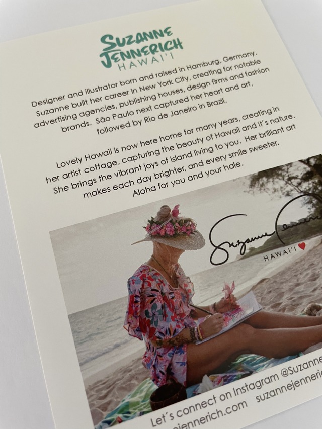 11×14 inch(フルサイズ) ハワイ アート / Suzanne Jennerich