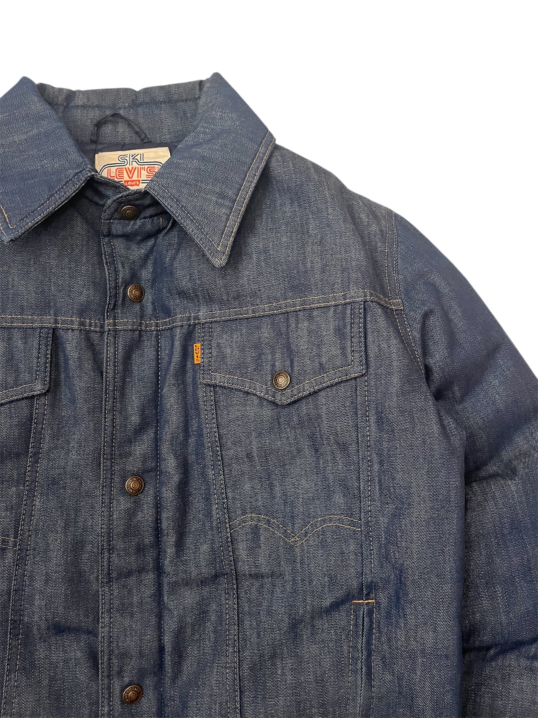 70s SKI Levi's 80681-0916 Denim Down Jacket Made in U.S.A.