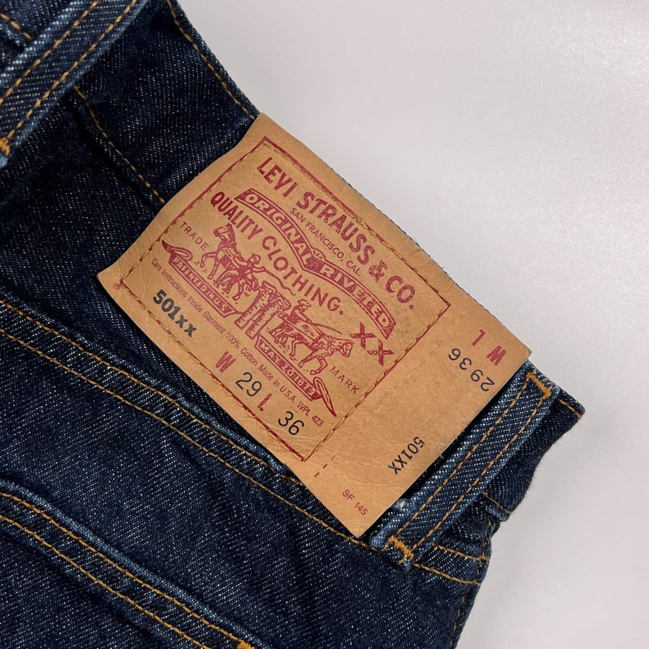 90s USA製 Levi's リーバイス 501 ボタンフライ デニム パンツ ジーンズ W29 /インディゴ メンズ ビンテージ 553刻印