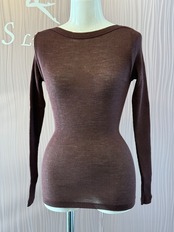 ウールシルクラメ入り トップス CACAO LUREX 3サイズ fraly