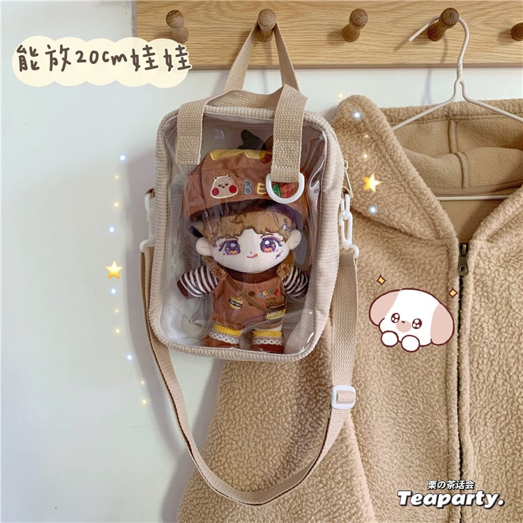 20cm痛バ】コーデュロイショルダーぬいバッグ ハンドバッグ痛 20cm痛バ】コーデュロイショルダーぬいバッグ ハンドバッグ痛