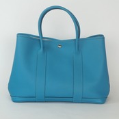Hermès エルメス ガーデンパーティ 36 PM ヴァッシュカントリー ハンドバッグ ハンドバッグ シルバー金具 □R:2014年