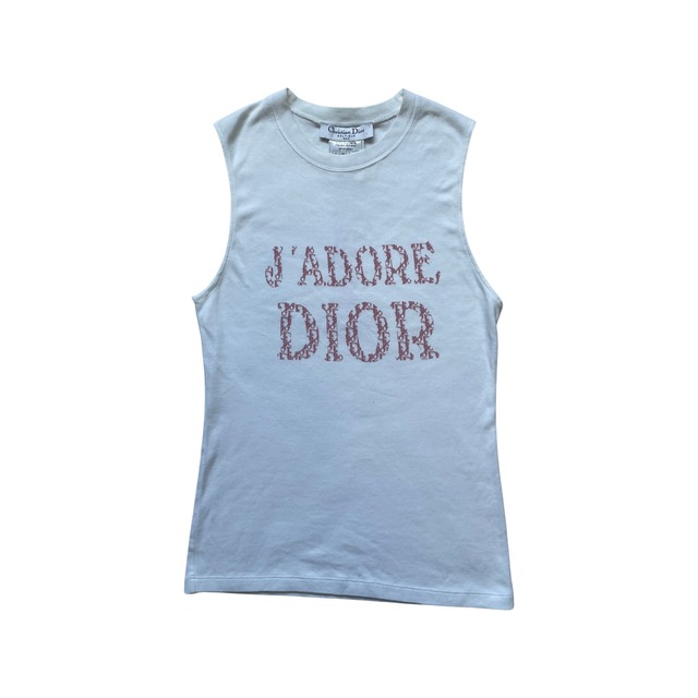 【美品】トロッター Dior ガリアーノ J'ADORE タンクトップ