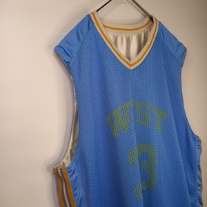 ナイキ　リバーシブル　タンクトップ　ノースリーブ　ゲームシャツ　NBA　刺繍ロゴ