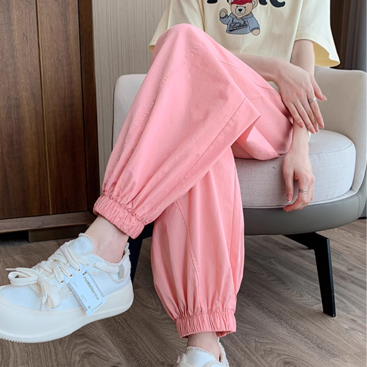 High Waist Slimming Casual Pants 5113