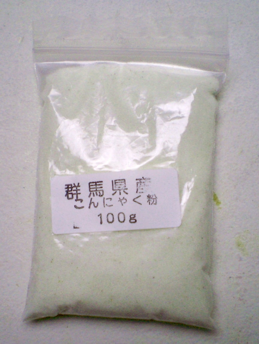 群馬県産こんにゃく粉100ml(100g) | 暮らしの中の和紙のかたち