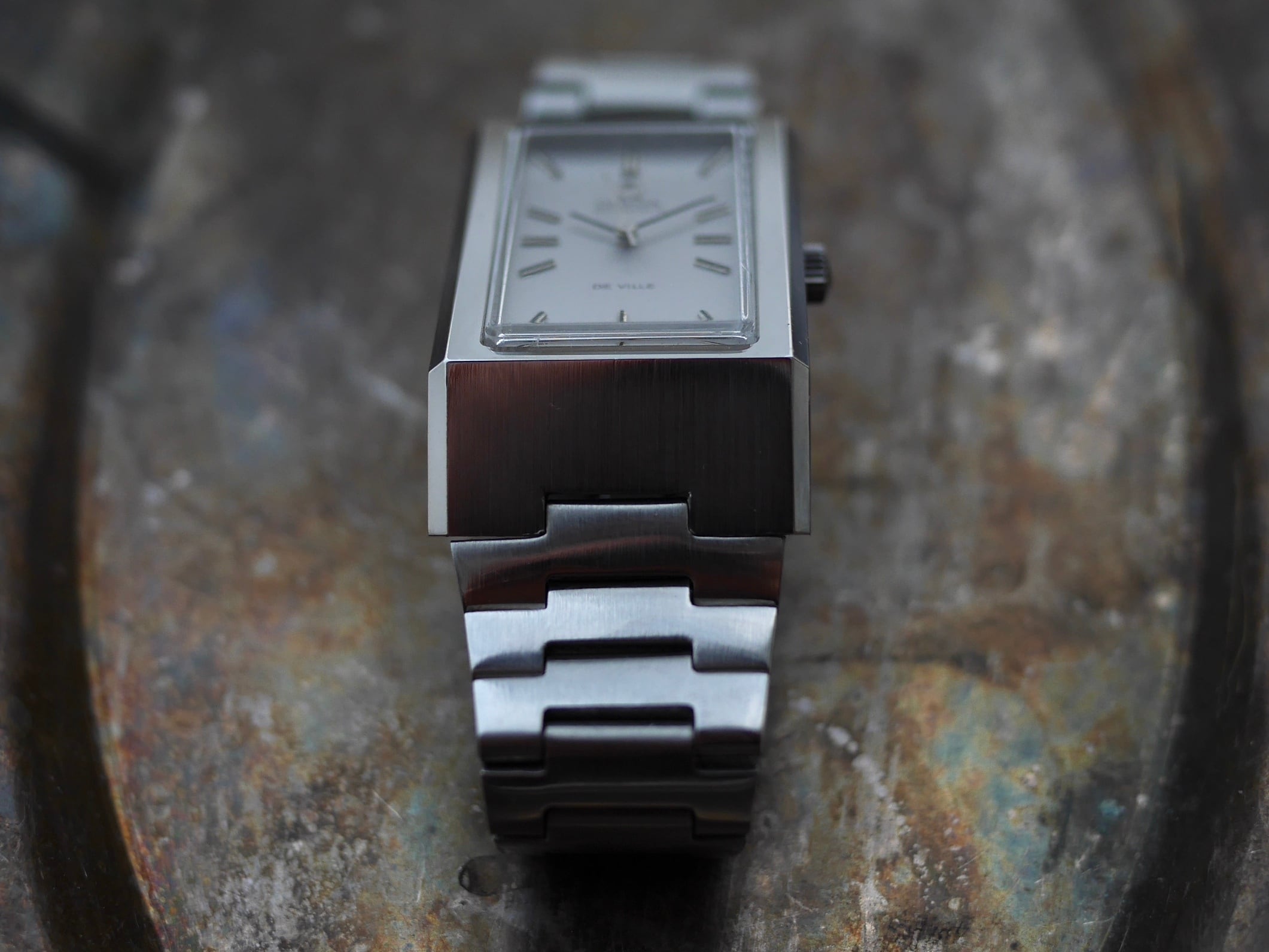 OMEGA】 1970's デビル ビッグレクタンギュラー ”THE TANK” 自動巻き