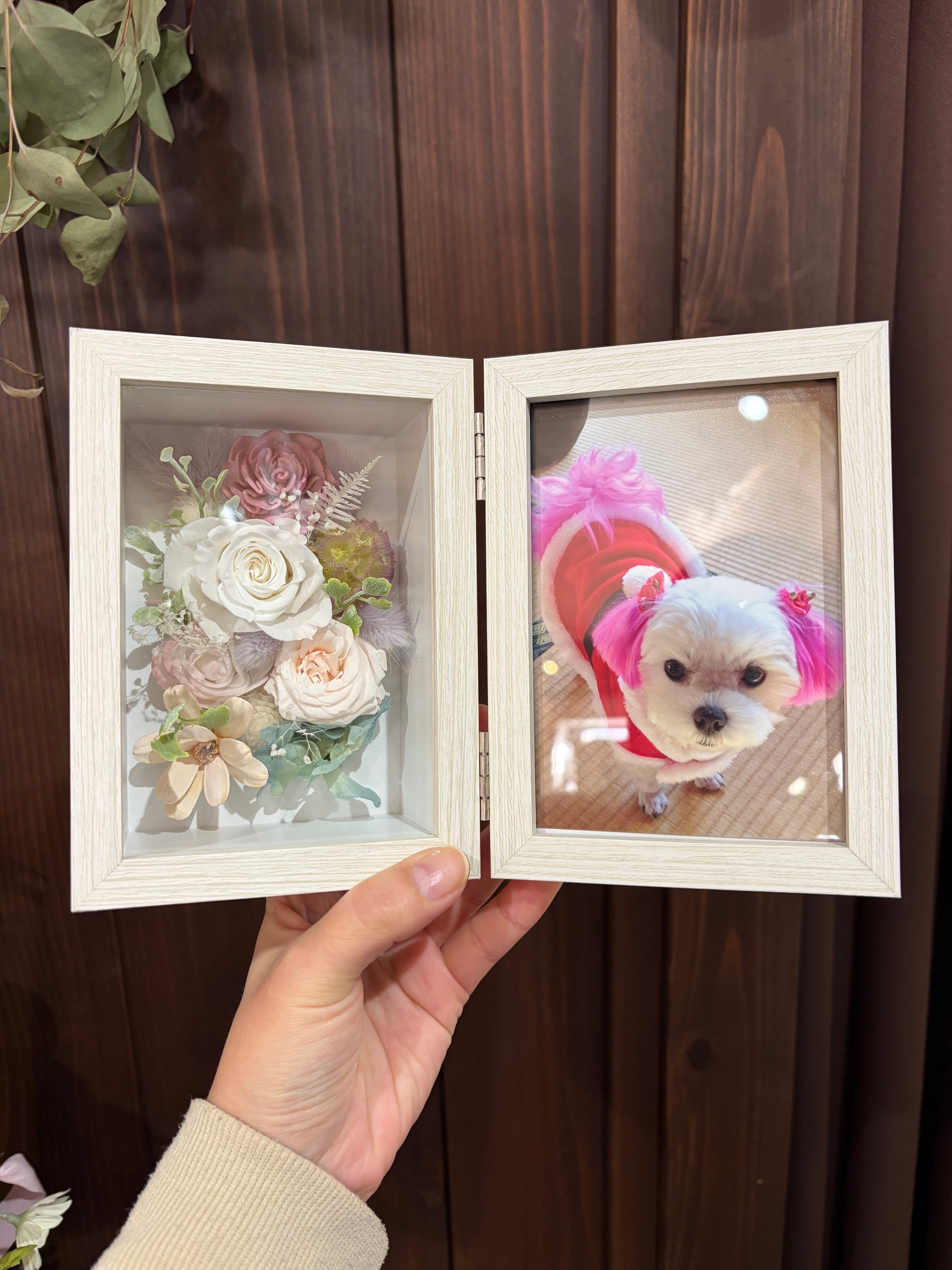 T様オーダー フォトフレームアレンジ