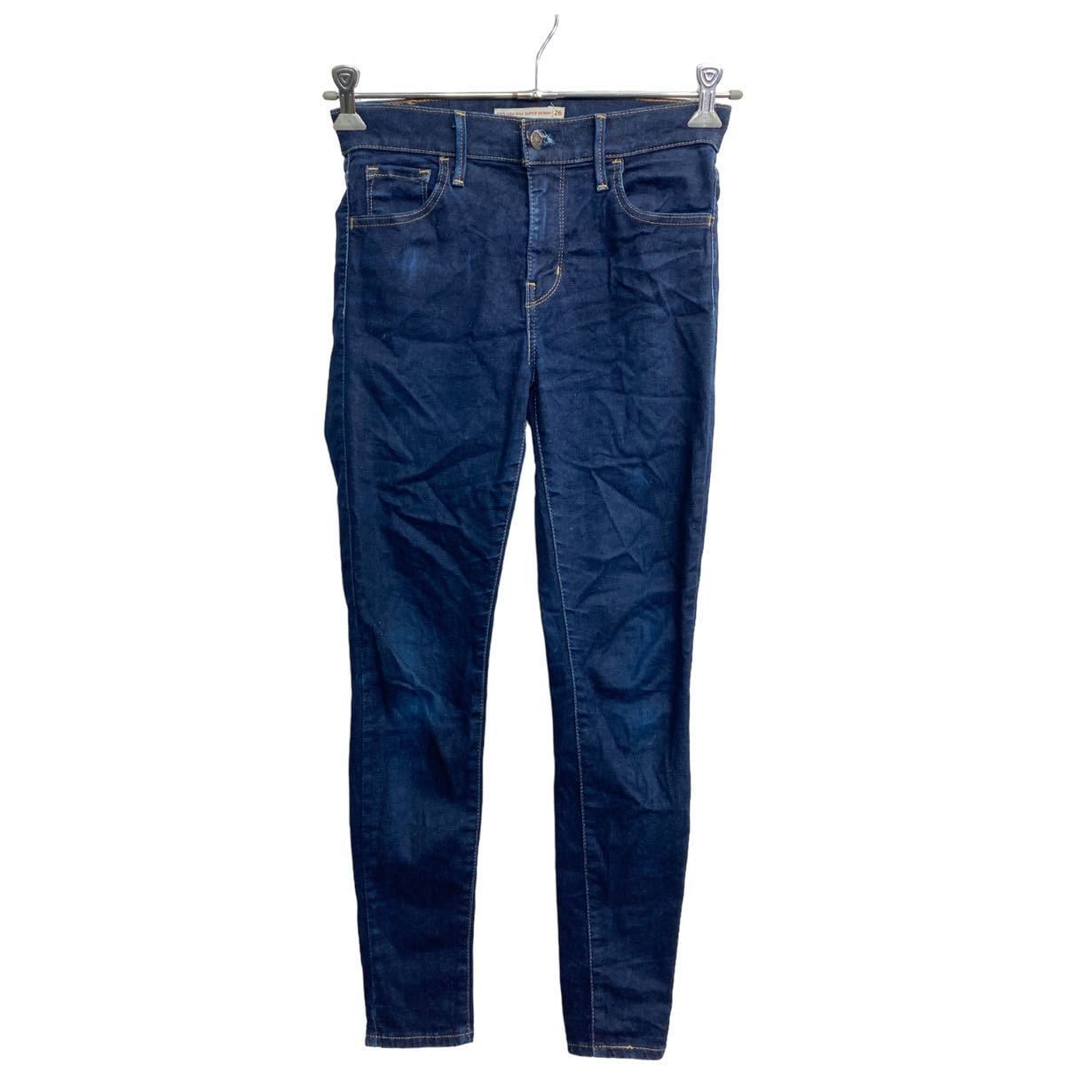 Levi's デニムパンツ W26 リーバイス レディース スキニー インディゴ