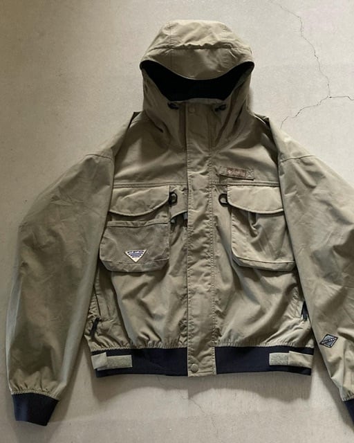 ベージュL:Columbia PFG コロンビア フィッシングジャケット ベージュL:Columbia PFG コロンビア フィッシングジャケット