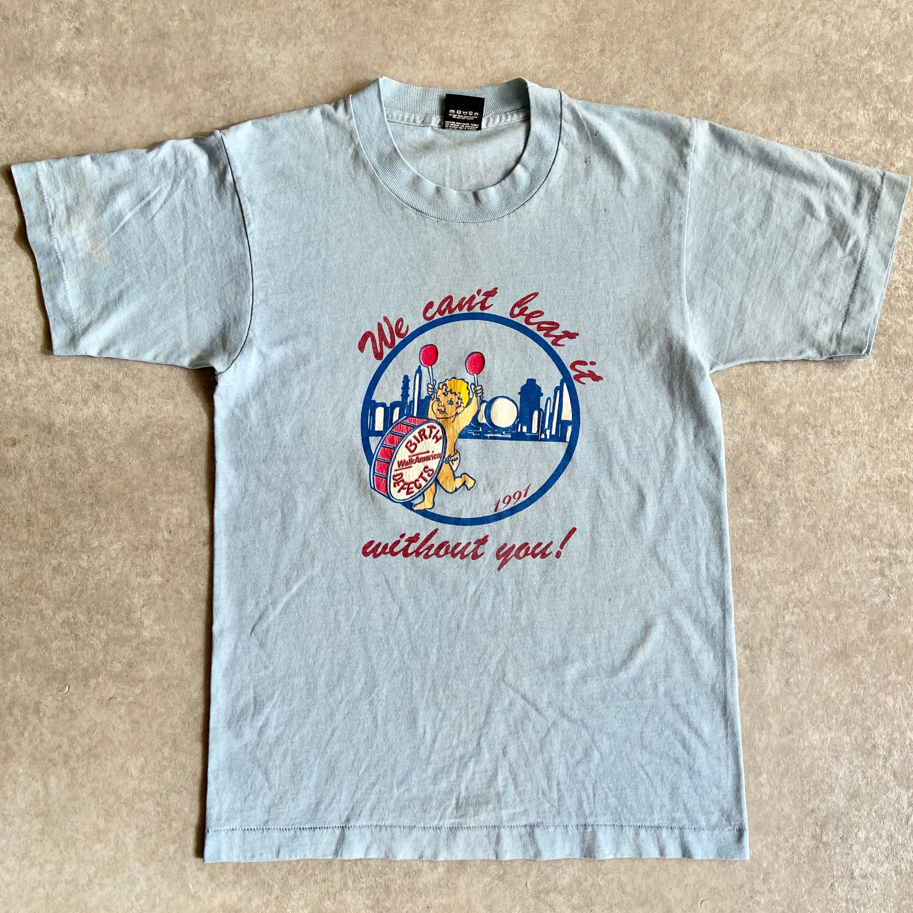 1990s “Buzz Specs” Charity Tee S Made in USA H291