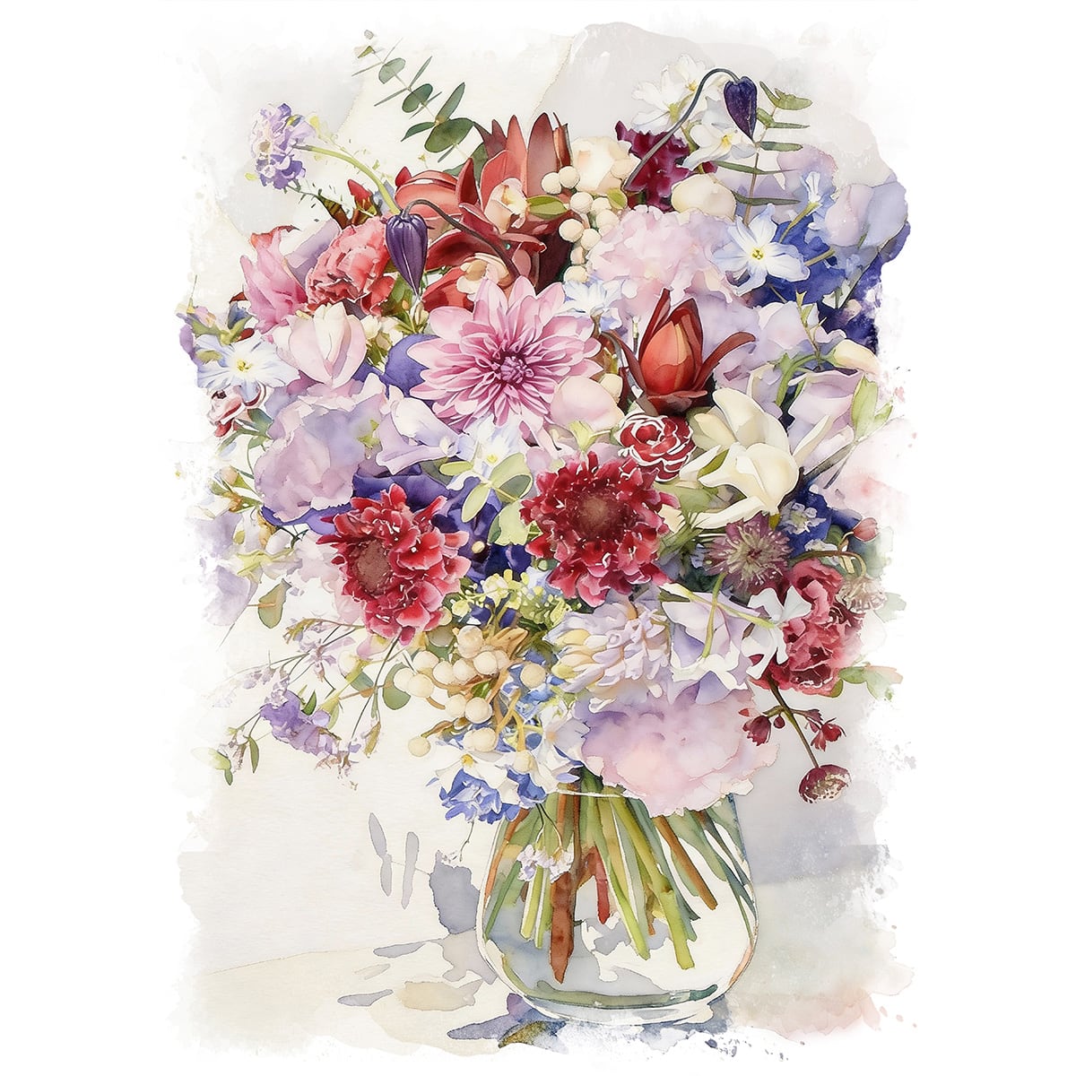 手書き油絵 花 額付 絵画 インテリア 油彩画 Kenji O 【公式通販】