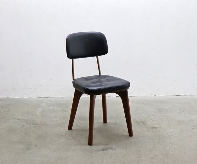 Stellar Works ステラワークス Utility Chair U ウォールナット 本革 ダイニングチェア ユーティリティ モダン RJL07058