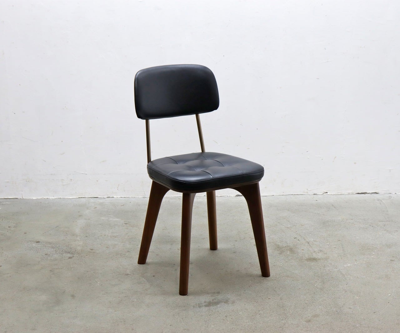 Stellar Works ステラワークス Utility Chair U ウォールナット 本革 ダイニングチェア ユーティリティ モダン RJL07058