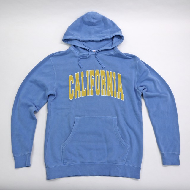 BS24SP-7011 Midweight Pigment Dyed Hooded Pullover Sweat  “CALIFORNIA” (Lt. Blue)