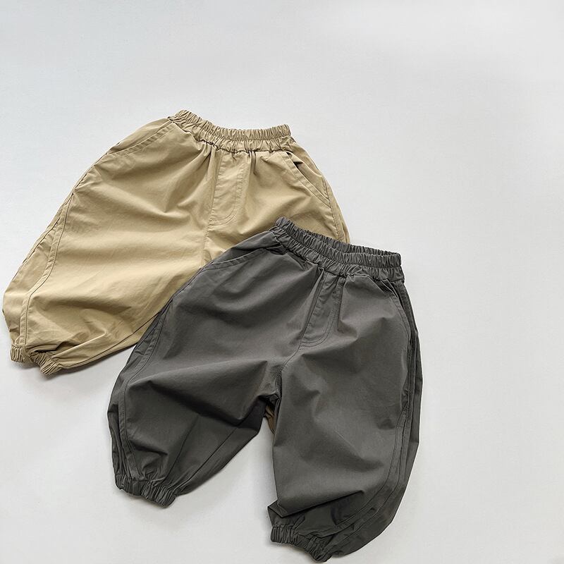 【BABY&KID】2025新作 無地カジュアルパンツ