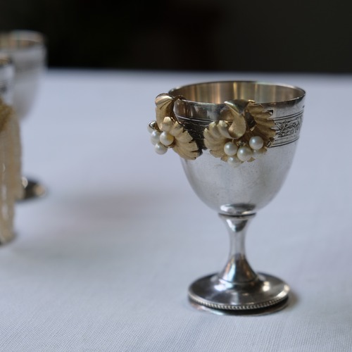 antique silver cup