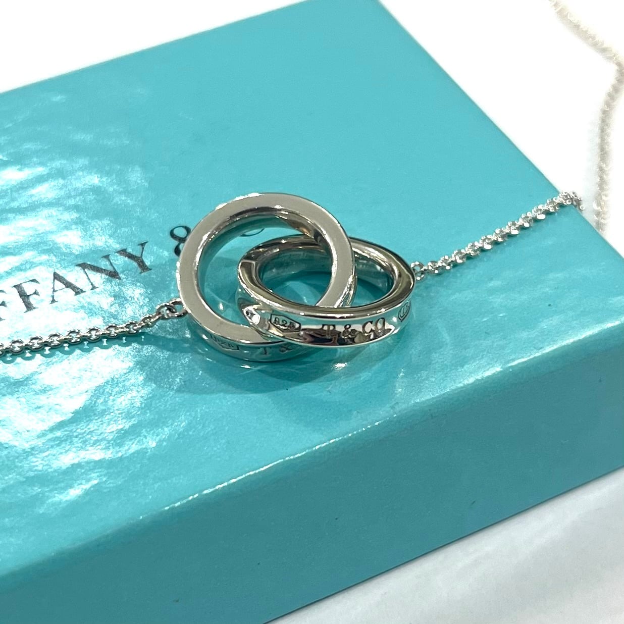 TIFFANY&CO.】2625 インターロッキング サークル ネックレス SV925