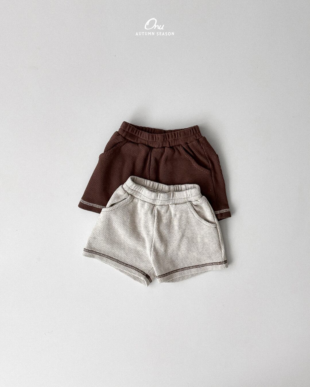 cinnamon sand pants【onu】※9月中旬発送予定