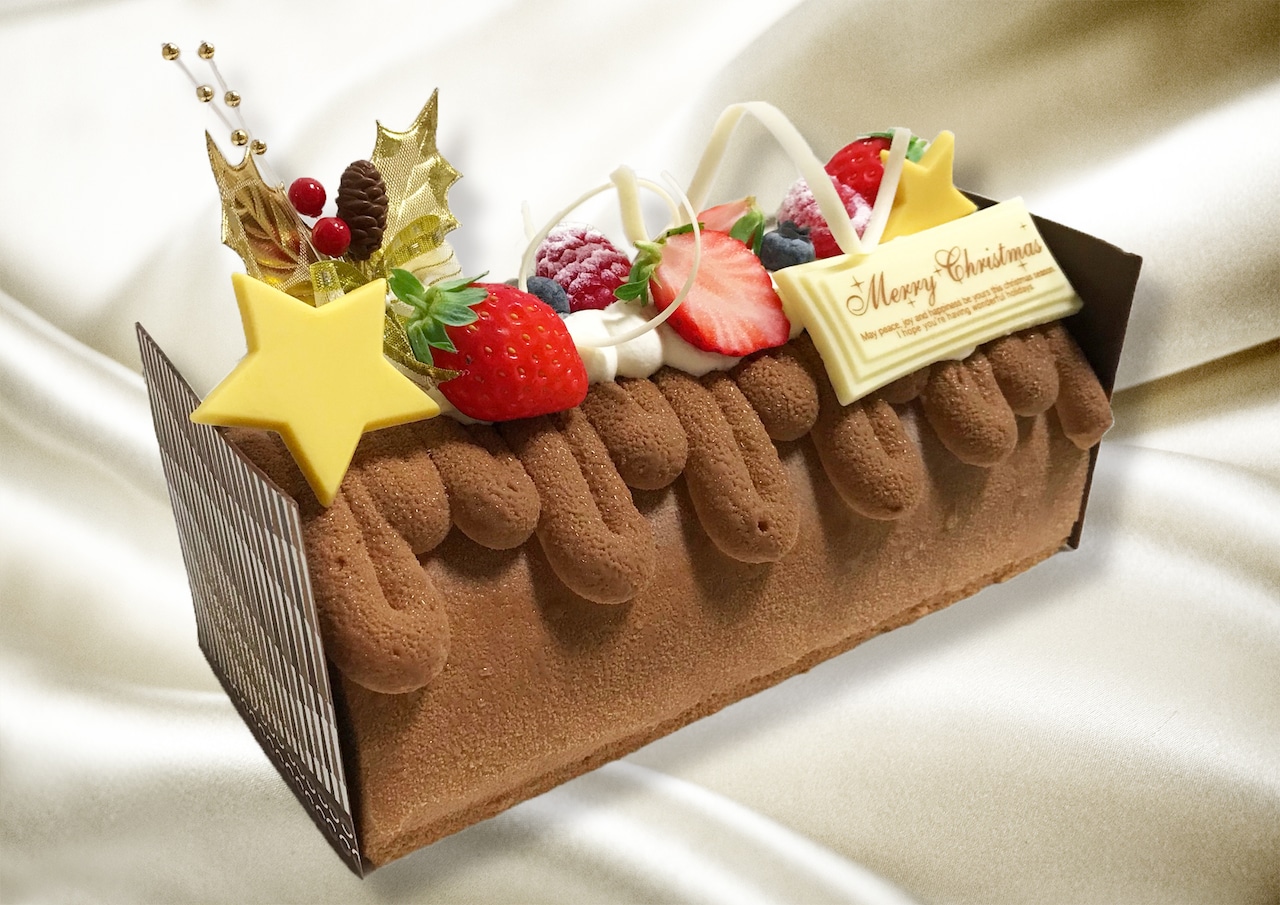 【オーキッドお渡し】クリスマスケーキ◆ビュッシュ・ド・ノエル（宅配不可）