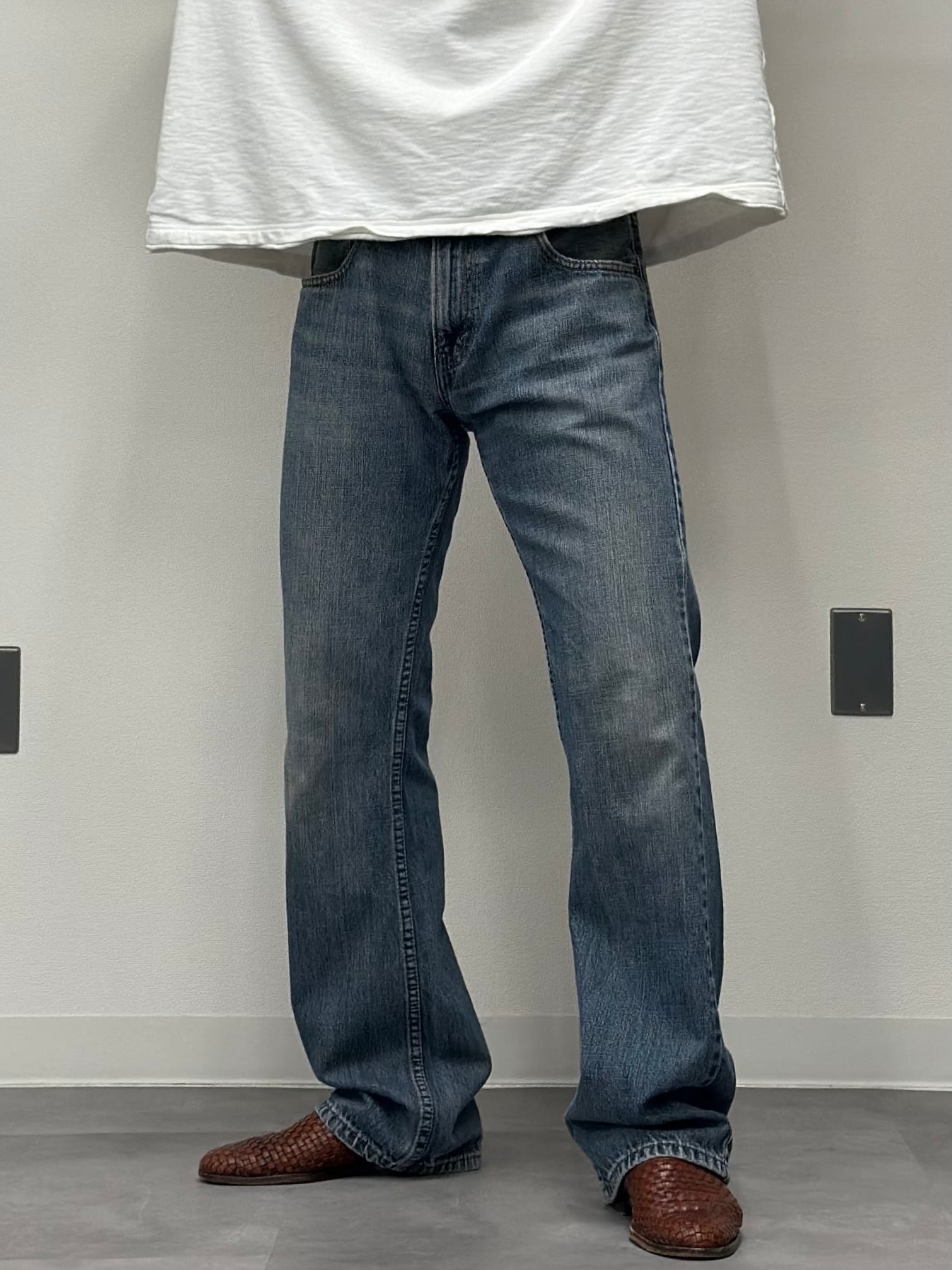 00s Levi's 527 Boots Cut Denim Pants | miyabi clothing store