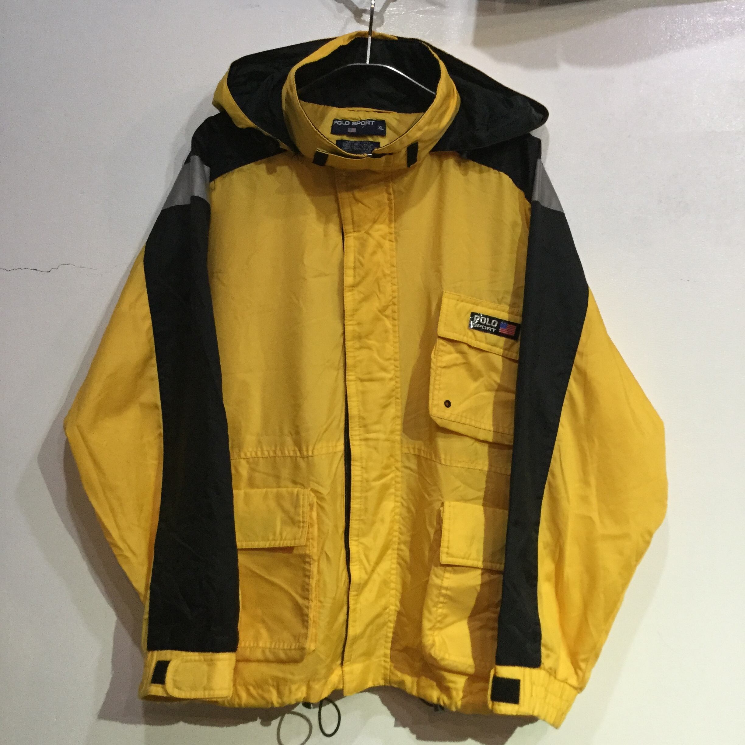 送料無料』レア 90s POLO SPORTS アクティブナイロンジャケット XL