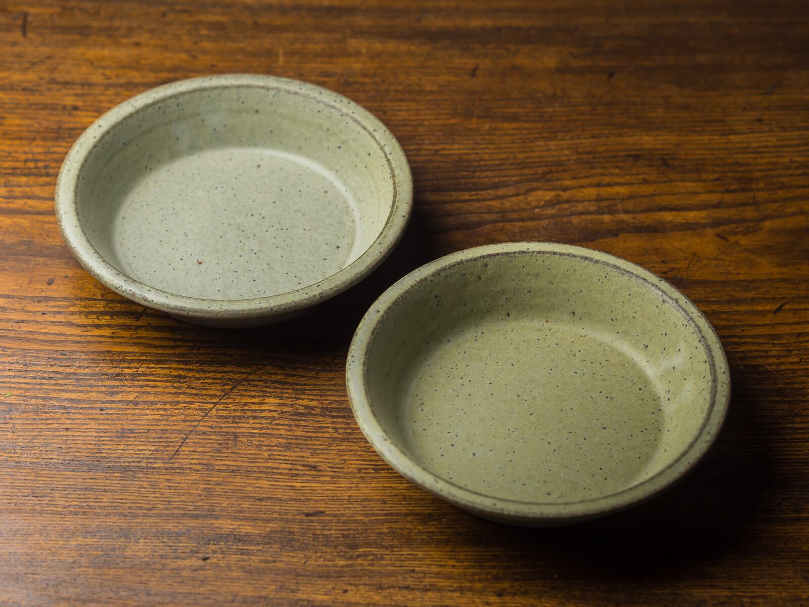 SHIROUMA 浅鉢 18cm 緑青（スープ皿・グラタン皿・耐熱皿）／長谷川