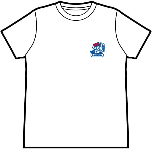 laundry tシャツ LAUNDRYにわかせんぺいTシャツ ホワイト | にわかファン東雲堂