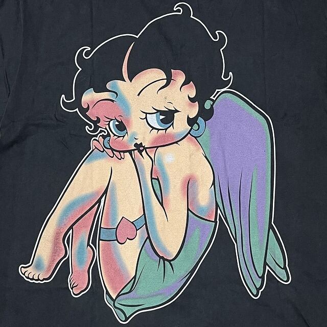 Betty Boop ベティブープ Tシャツ 天使 Angel Double Side キャラT