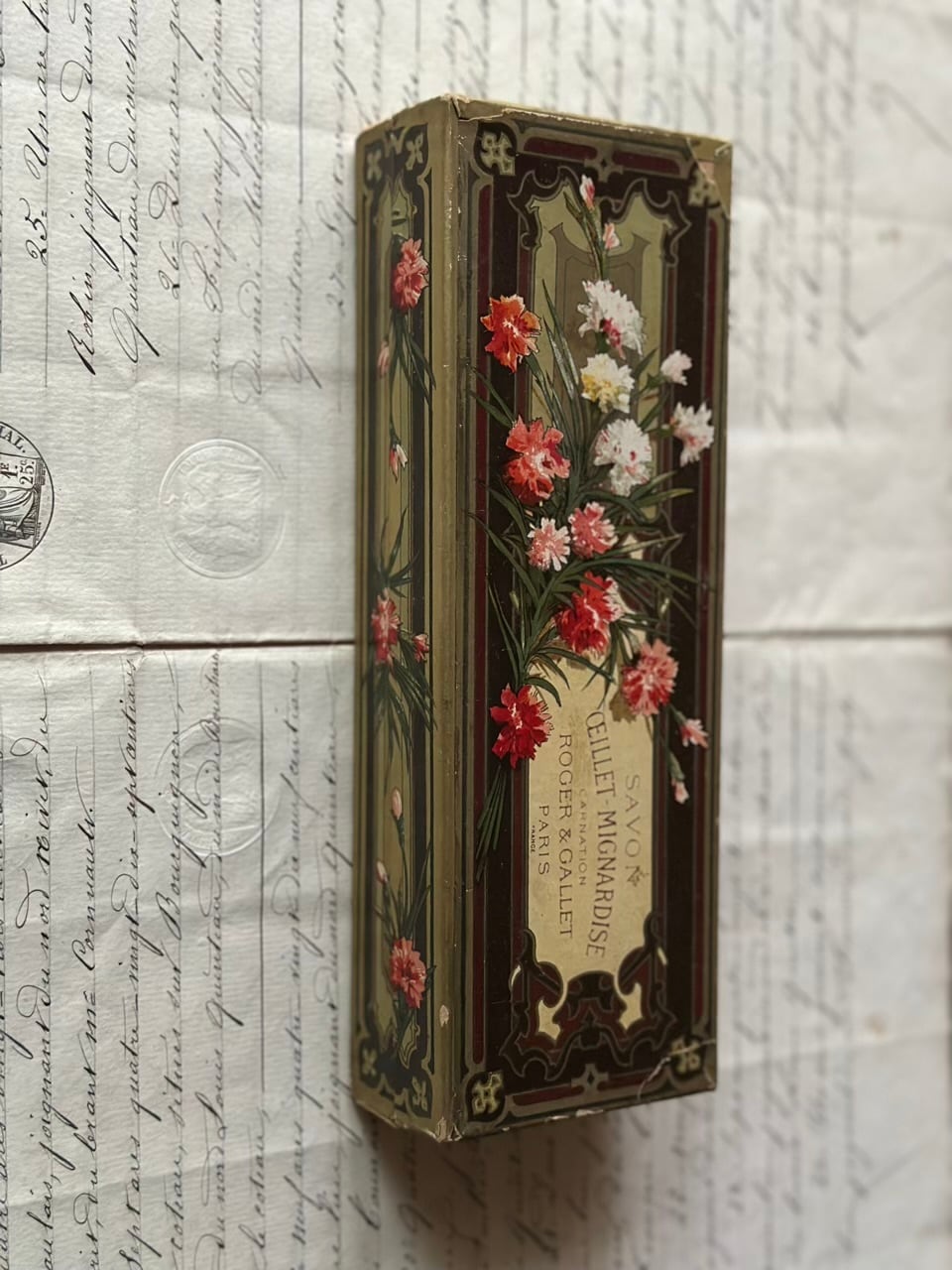 ROGER&GALLET 石鹸入り紙箱 ロジェガレ | Brocante de La Cocotte