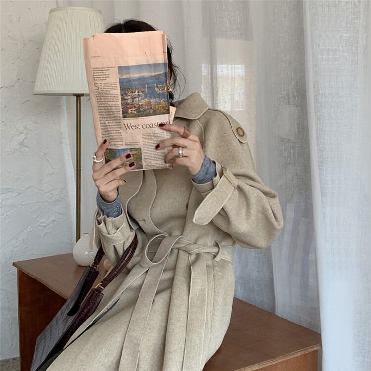 通勤する ウエスタンスタイル ウォーム 両面 ハンドメイド ロングセクション