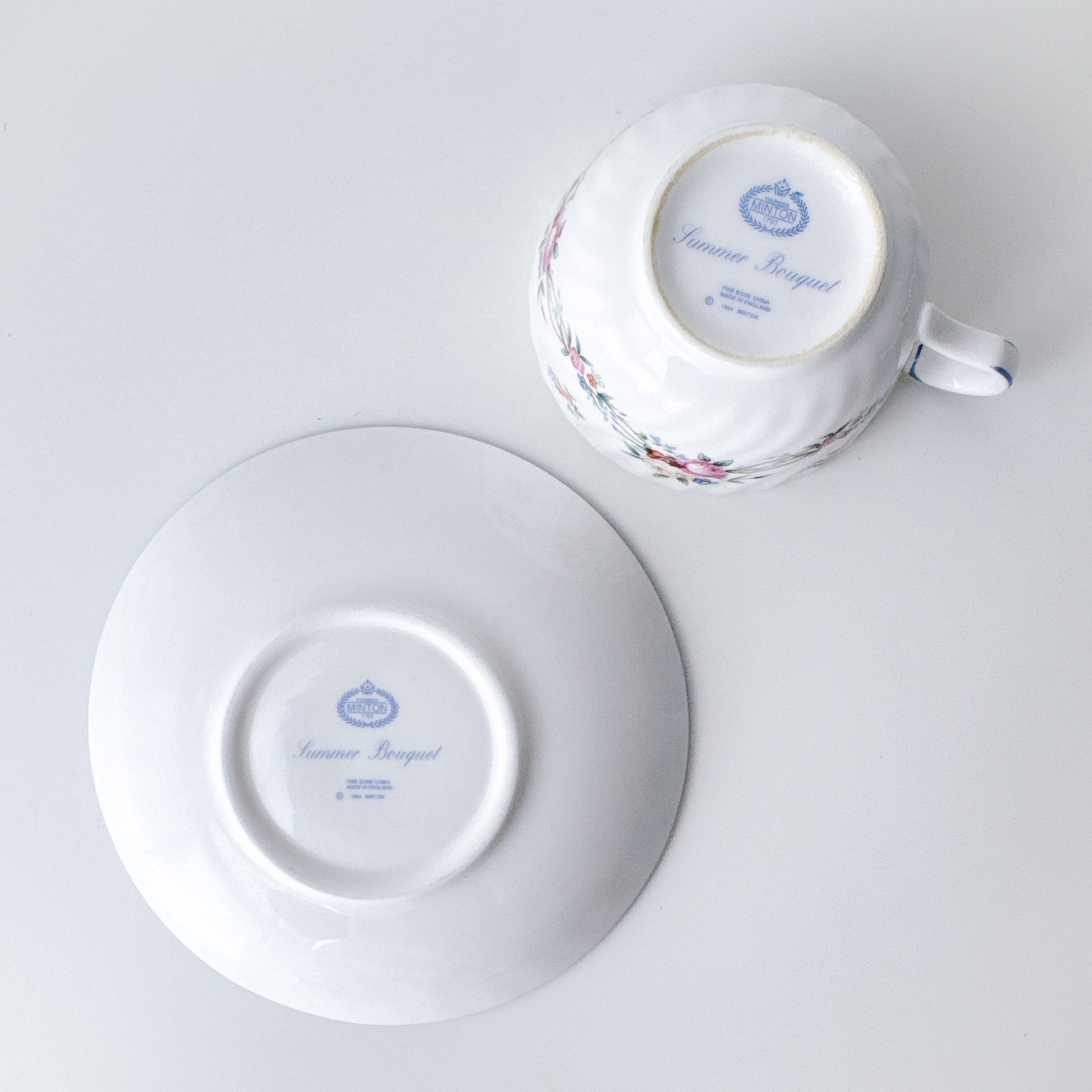 vintage】【England】MINTON Summer Bouquet ミントン フォーシーズン
