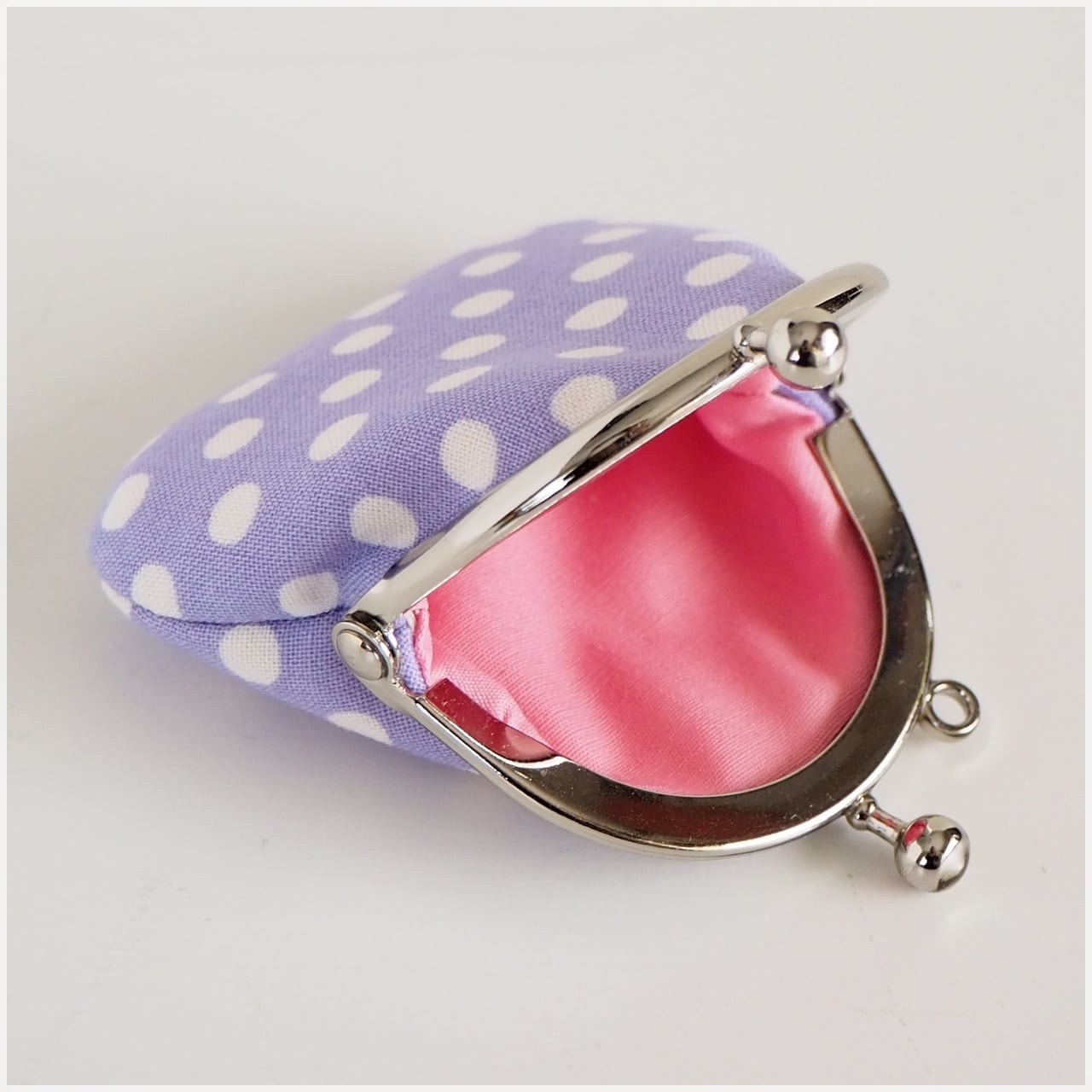 □ミニがま口キーホルダー / カラフルドット□ chloe(coldot