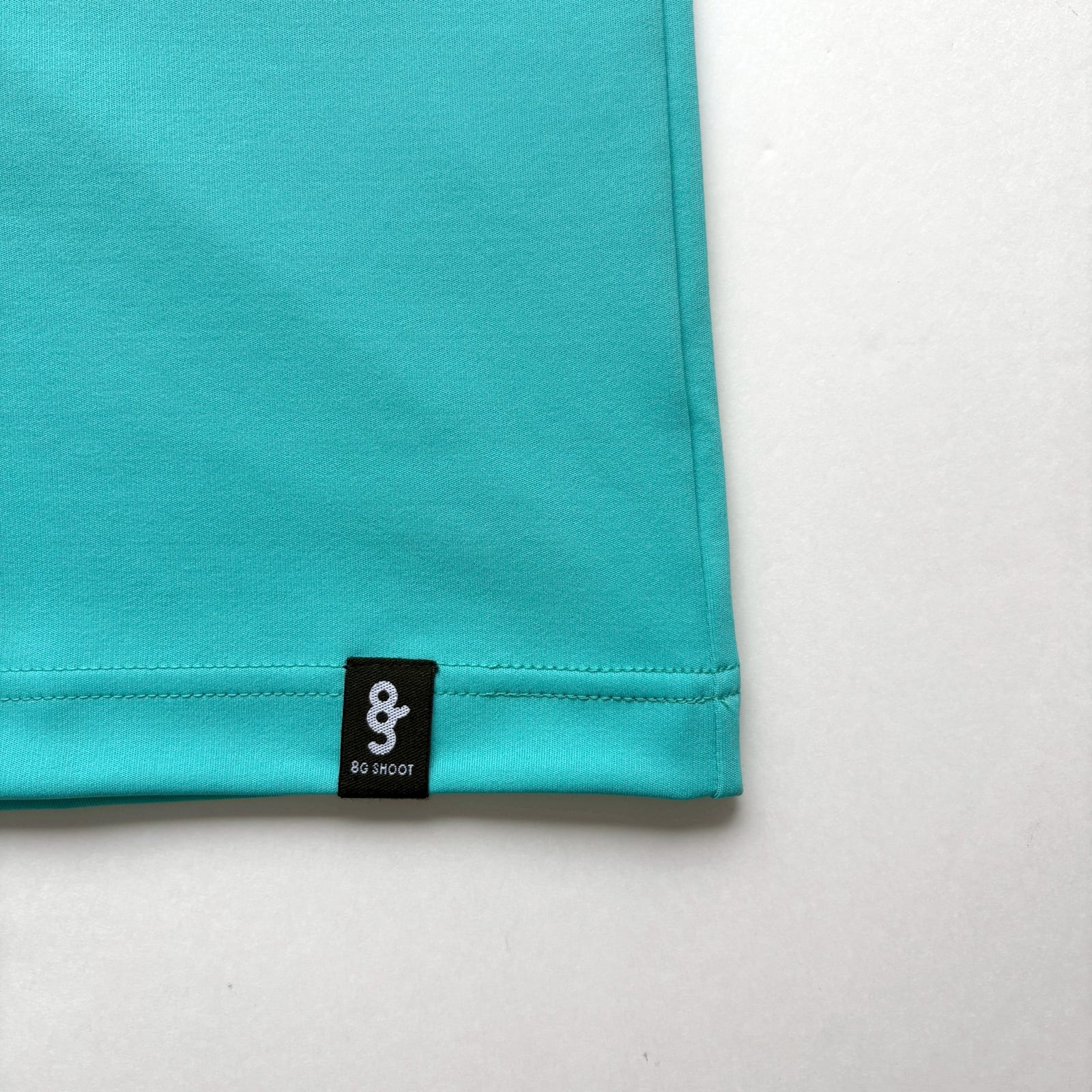 8G SHOOT モックネックシャツ TURQUOISE/BLACK L LOGO PRINT MOCK NECK SHIRT - TURQUOISE / BLACK - | 8G SHOOT WEBSTORE