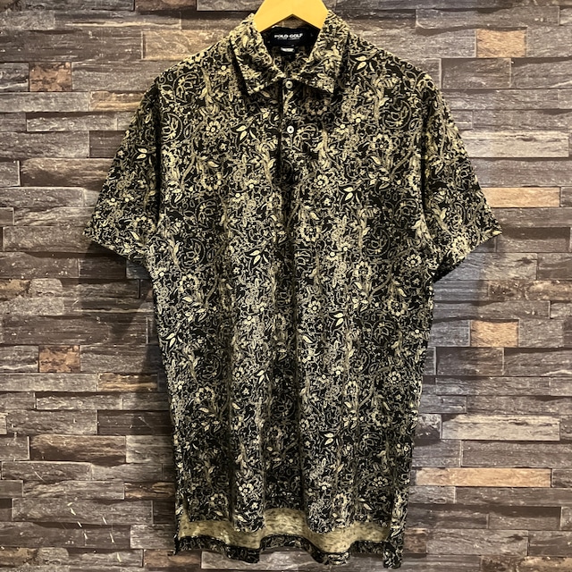 POLO GOLF COTTON/LINEN PAISLEY POLO SHIRT OLD MODEL